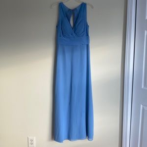 Bari Jay Stone Blue Bridesmaid Dress